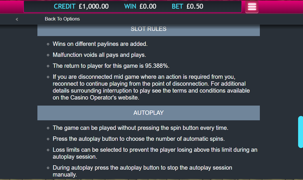 Fluffy Too slot rules and autoplay